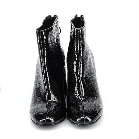 Forever 21 Patent Leather Chunky Booties - Picture 3 of 6